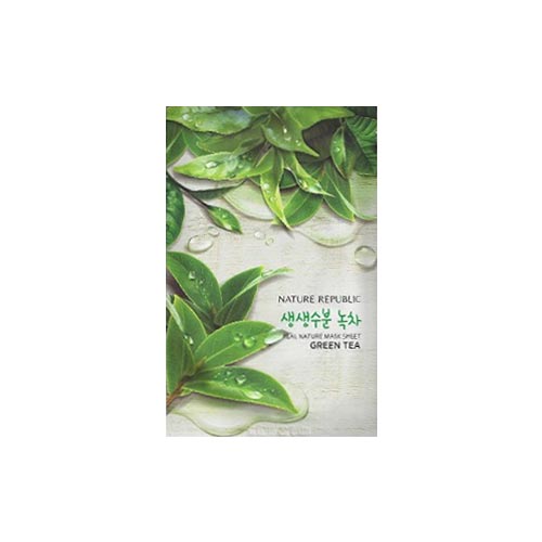 [Nature Republic] Real Nature Mask Sheet/ Green tea 23ml