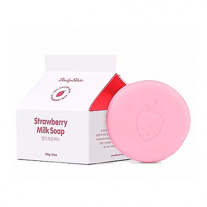 [Daily Skin]天然草莓牛奶香皂100g