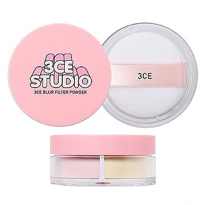 [3CE] Studio Blur Filter 定妆散粉 #Peachy