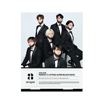 [Avajar] Perfect V 提拉紧致高级黑色面膜 (Super Junior Edition) 1片