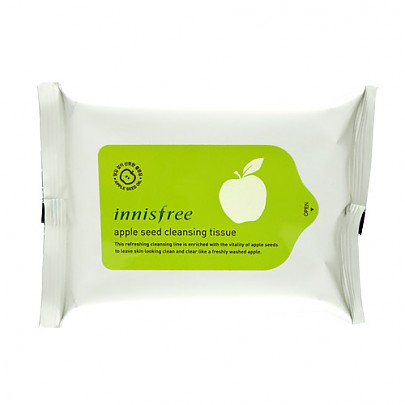 [Innisfree] 苹果籽卸妆湿巾 (15张)